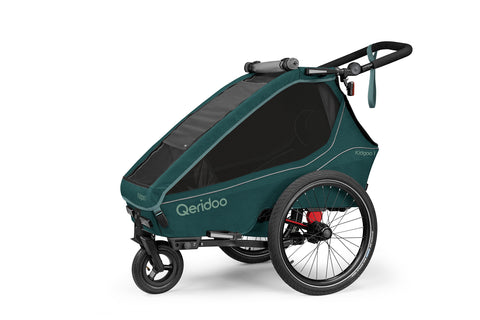 Qeridoo Kidgoo 1 | Pacific Blue | Child Bike Trailer