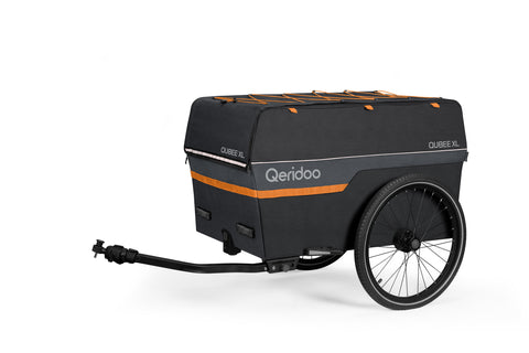 Qeridoo Qubee X Large | Cargo Bike Trailer | Grey