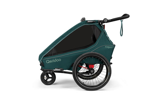 Qeridoo Kidgoo 1 | Pacific Blue | Child Bike Trailer