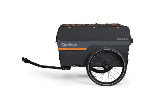 Qeridoo Qubee X Large | Cargo Bike Trailer | Grey