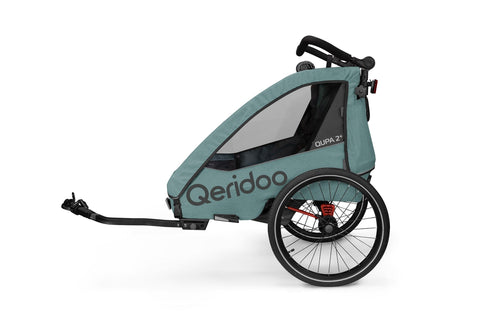 Geridoo bike trailer on a white background