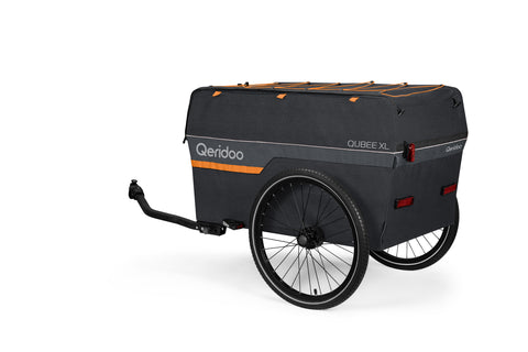 Qeridoo Qubee X Large | Cargo Bike Trailer | Grey