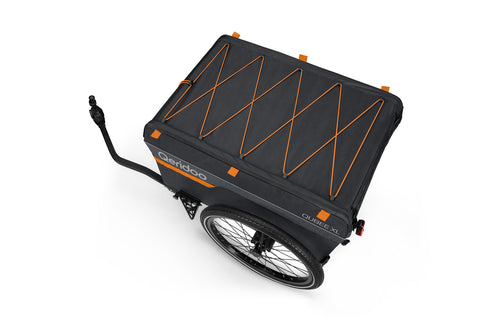 Qeridoo Qubee XL | Grey | Cargo Bike Trailer