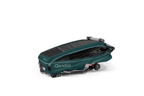 Qeridoo Kidgoo 1 | Pacific Blue | Child Bike Trailer