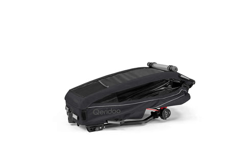 Qeridoo Kidgoo 1 | Single-Seater Child Bike Trailer | Phantom Grey
