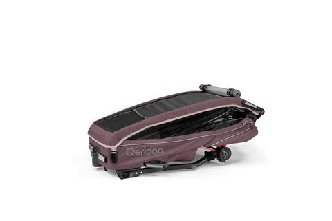 Qeridoo Kidgoo 1 | Wildberry Violet (Limited Edition) | Child Bike Trailer