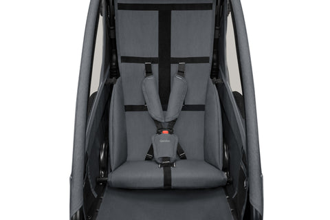 Qeridoo QUPA 1 | Blue | Single-Seater Child Bike Trailer