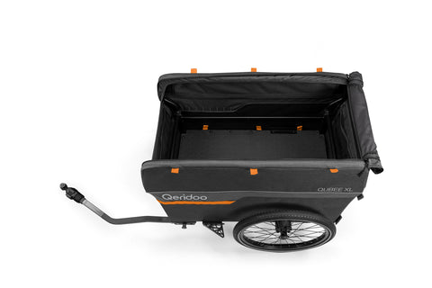 Qeridoo Qubee XL | Grey | Cargo Bike Trailer