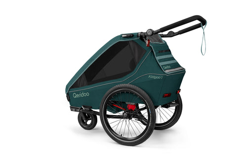 Qeridoo Kidgoo 1 | Pacific Blue | Child Bike Trailer