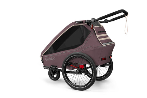 Qeridoo Kidgoo 1 | Wildberry Violet (Limited Edition) | Child Bike Trailer