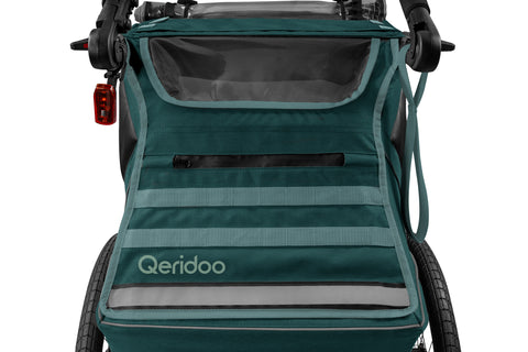Qeridoo Kidgoo 1 | Pacific Blue | Child Bike Trailer