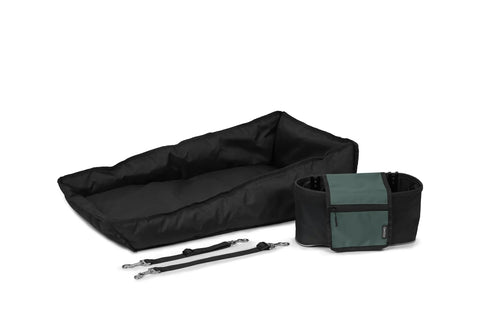 Qeridoo Nacho Large | Dog Bike Trailer | Green