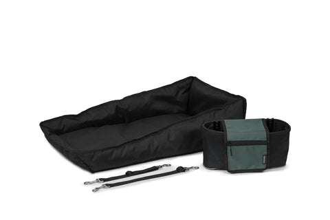 Qeridoo Nacho M | Green | Dog Bike Trailer