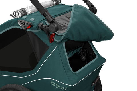 Qeridoo Kidgoo 1 | Pacific Blue | Child Bike Trailer