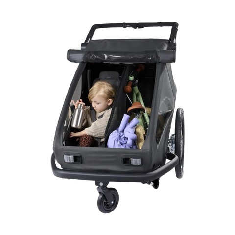 Croozer Yuuna Module Add-on Separator — installed