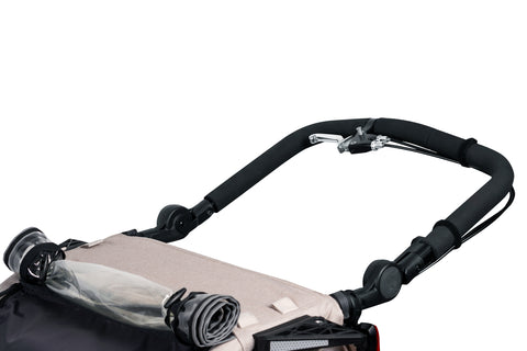 Qeridoo Kidgoo 1 Pro Gen 2 | Single-Seater Child Bike Trailer | Barista Brown