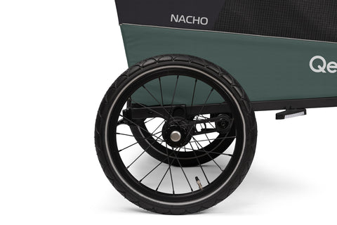 Qeridoo Nacho M | Green | Dog Bike Trailer