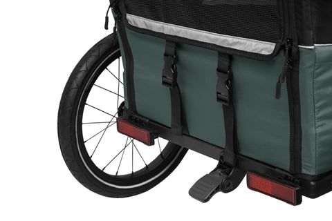 Qeridoo Nacho Large | Dog Bike Trailer | Green
