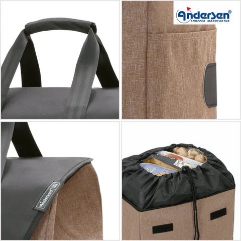 198-028-42 - Andersen Komfort Frame - Senta 2.0 Bag Bag - Sand - gallery 12 - Hitch A Bike