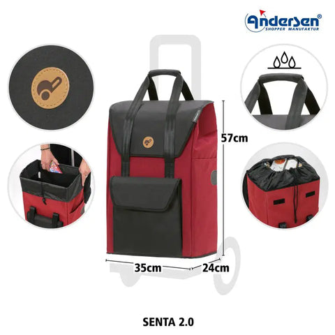 198-028-42 - Andersen Komfort Frame - Senta 2.0 Bag Bag - Sand - gallery 8 - Hitch A Bike