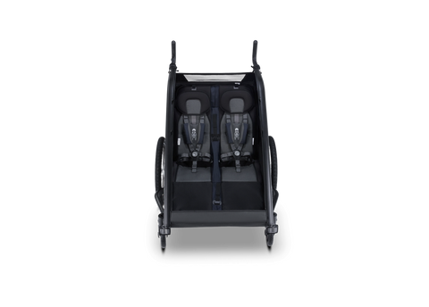 Croozer Kid Lykke 2 Blueberry Blue — front view