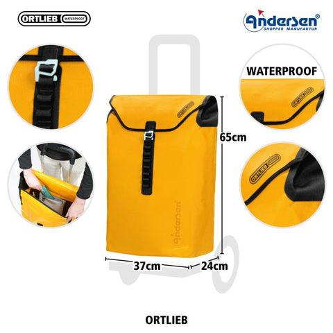135-082-14 | Andersen Tura Frame | Ortlieb Bag Bag | Yellow | gallery 8 | Hitch A Bike