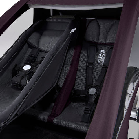 Baby Seat Kraams installed in Kid Ellma 2 Blossom Red