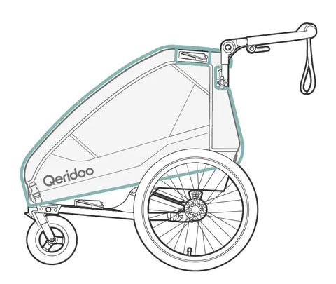 Qeridoo Rain Cover | QUPA 2 / Sportrex 2