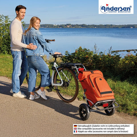 142-036-33 | Andersen Royal Plus Frame | Hydro 3.0 Bag Bag | Orange | hero | Hitch A Bike