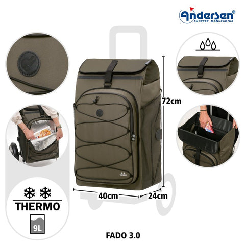 135-143-53 | Andersen Tura Frame | Fado 3.0 Bag Bag | Olive | gallery 6 | Hitch A Bike