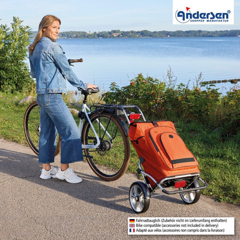 147-036-33 | Andersen Royal Plus Frame | Hydro 3.0 Bag Bag | Orange | hero | Hitch A Bike