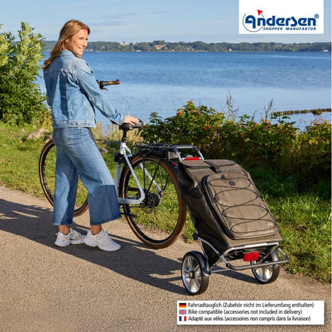 147-143-53 | Andersen Royal Plus Frame | Fado 3.0 Bag Bag | Olive | hero | Hitch A Bike
