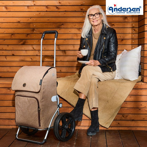 164-236-40 | Andersen Royal Frame | Ipek Maxi Bag Bag | Beige | hero | Hitch A Bike