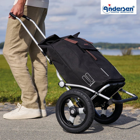165-240-20 | Andersen Royal Frame | Basil City Bag Bag | Silver/Grey | gallery 4 | Hitch A Bike