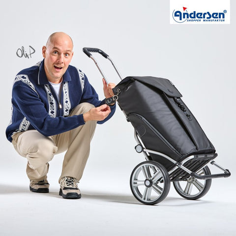 167-211-81 | Andersen Royal Frame | Oli.P 3.0 Bag Bag | Black | hero | Hitch A Bike