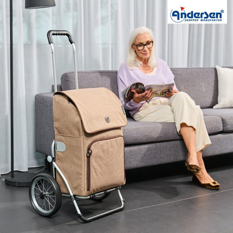 168-236-40 | Andersen Royal Frame | Ipek Maxi Bag Bag | Beige | hero | Hitch A Bike