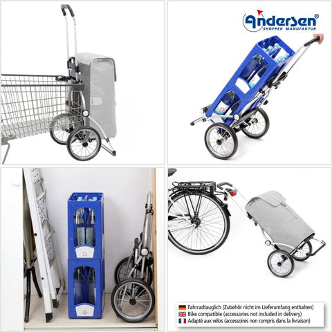 168-227-40 | Andersen Royal Frame | Inra Bag Bag | Beige | gallery 7 | Hitch A Bike