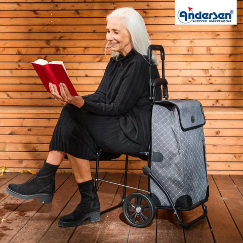 198-202-70 - Andersen Komfort Frame - Sofia Bag Bag - Red - gallery 4 - Hitch A Bike