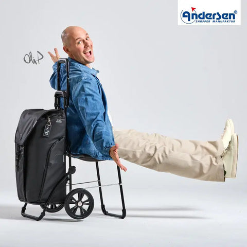 198-211-81 - Andersen Komfort Frame - Oli.P 3.0 Bag Bag - Black - hero - Hitch A Bike
