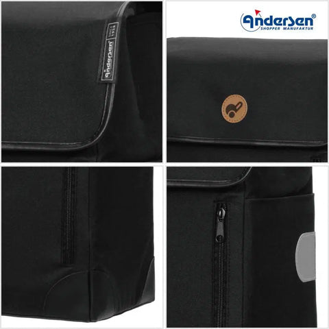 112-201-80 - Andersen Scala Frame - Weda Bag Bag - Black - gallery 8 - Hitch A Bike