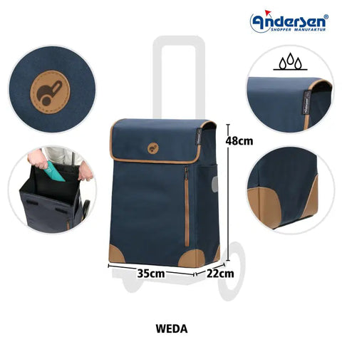 112-201-80 - Andersen Scala Frame - Weda Bag Bag - Black - gallery 6 - Hitch A Bike