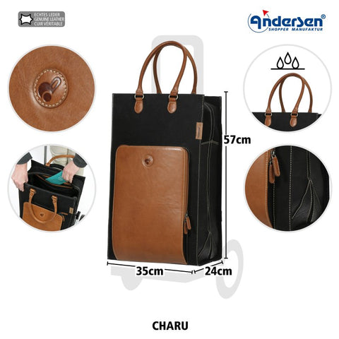 168-205-41 | Andersen Royal Frame | Charu Bag Bag | Brown | gallery 5 | Hitch A Bike