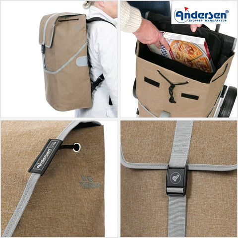 140-210-40 | Andersen Unus Frame | Mikkel Bag Bag | Beige | gallery 9 | Hitch A Bike