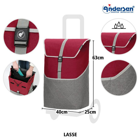 135-221-70 | Andersen Tura Frame | Lasse Bag Bag | Red | gallery 6 | Hitch A Bike