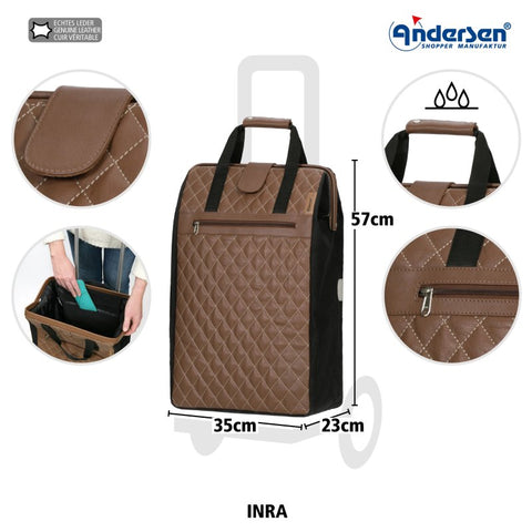 168-227-40 | Andersen Royal Frame | Inra Bag Bag | Beige | gallery 5 | Hitch A Bike