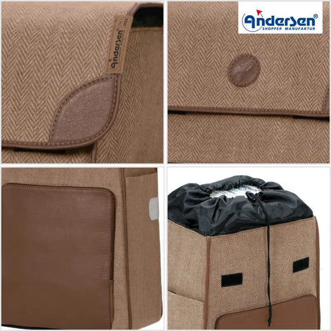 112-228-40 - Andersen Scala Frame - Elik Bag Bag - Beige - gallery 8 - Hitch A Bike