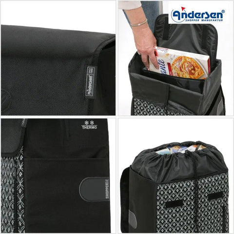 112-235-80 - Andersen Scala Frame - Teda Bag Bag - Black - gallery 8 - Hitch A Bike