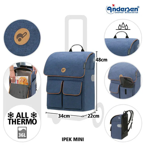 112-237-70 - Andersen Scala Frame - Ipek Mini Bag Bag - Red - gallery 6 - Hitch A Bike