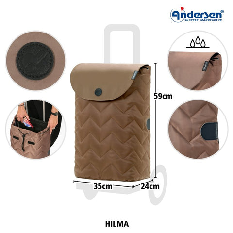 166-241-40 | Andersen Royal Frame | Hilma Bag Bag | Beige | gallery 7 | Hitch A Bike