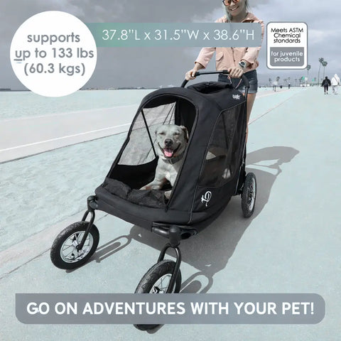 Petique Apollo Elite Dog Bike Trailer & Stroller | > 60kg